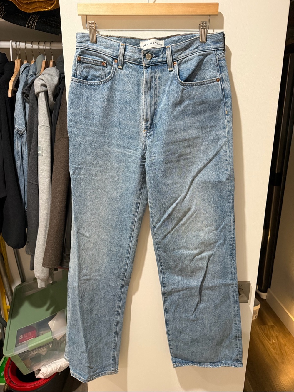 Denim Forum Women's Light Blue Relaxed Jeans